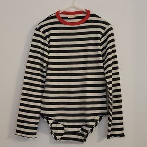 ZARA Girls long sleeve bodysuit size 9